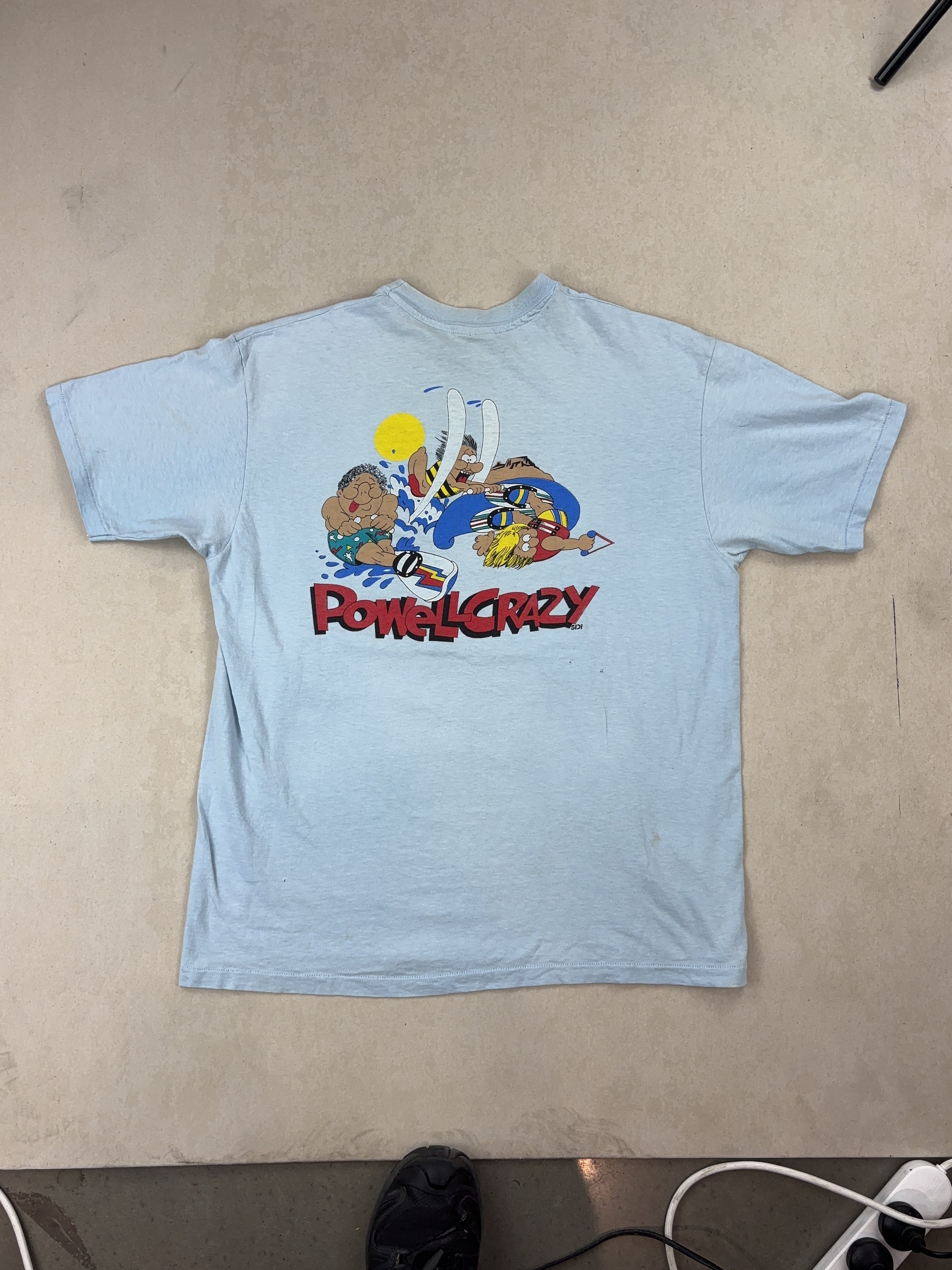 'POWELL CRAZY' TEE - MEDIUM