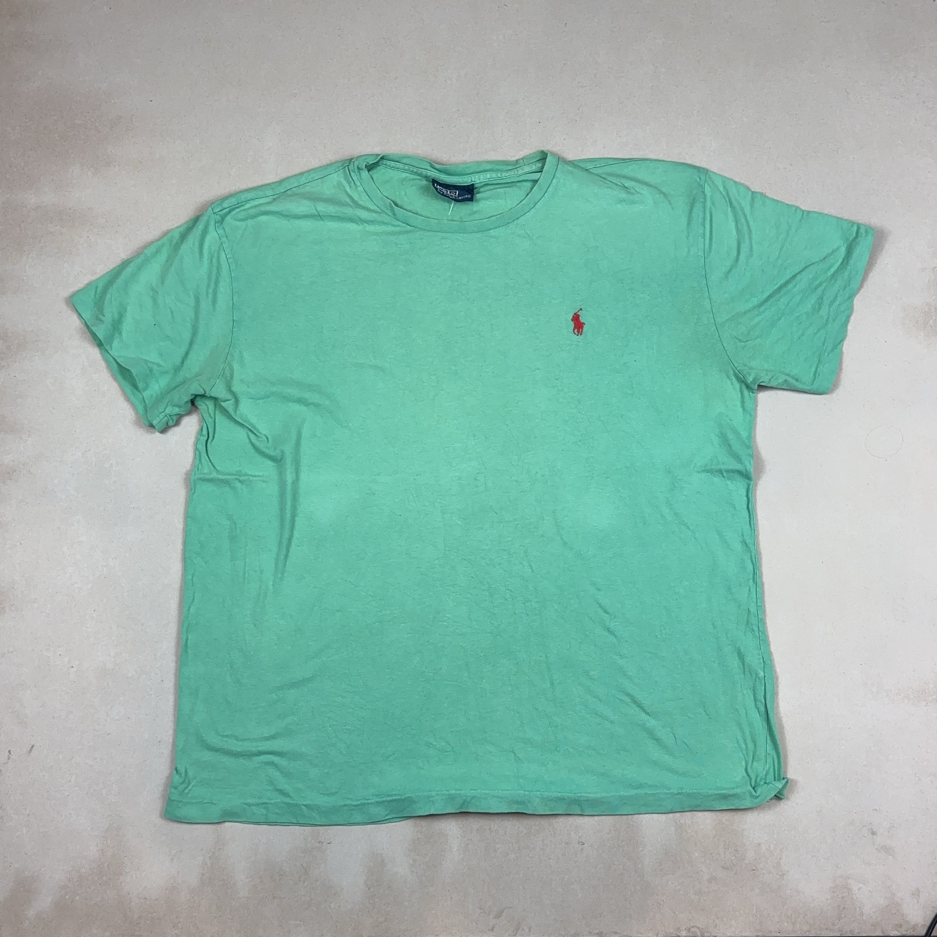 RALPH LAUREN GREEN TEE - LARGE