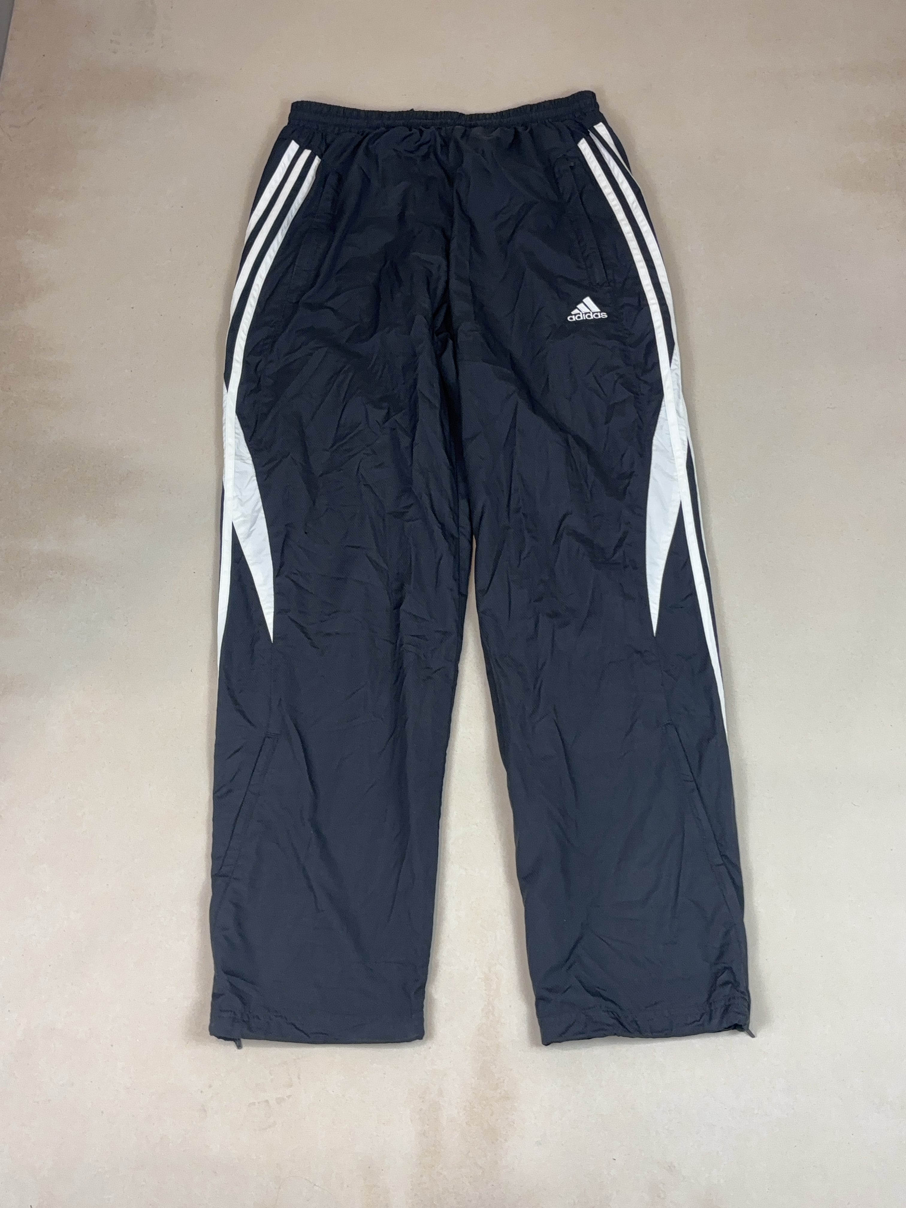 ADIDAS BLACK SPORT PANTS - LARGE