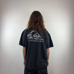 QUIKSILVER BLACK TEE - X LARGE