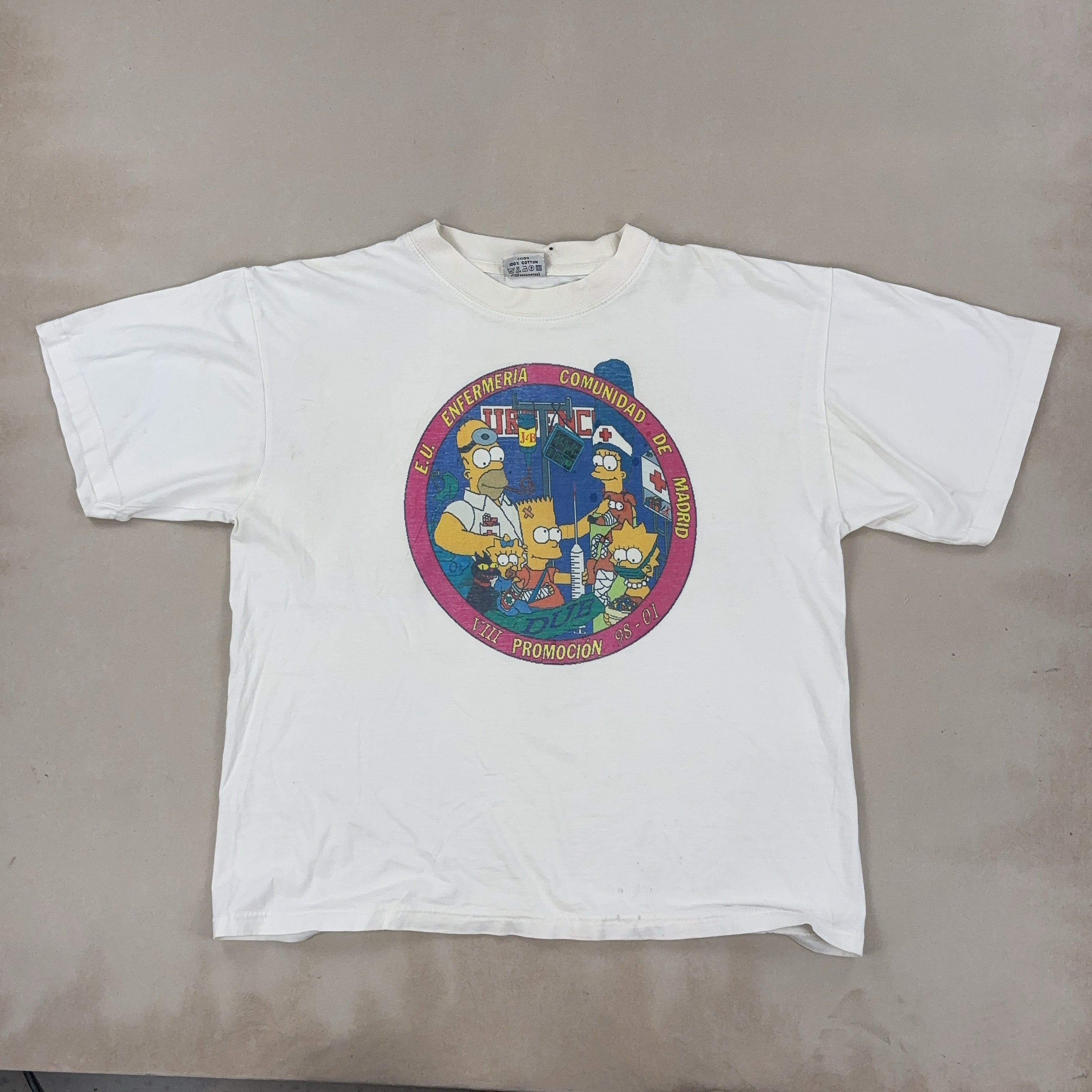'SIMPSONS' GRAPHIC TEE - LARGE