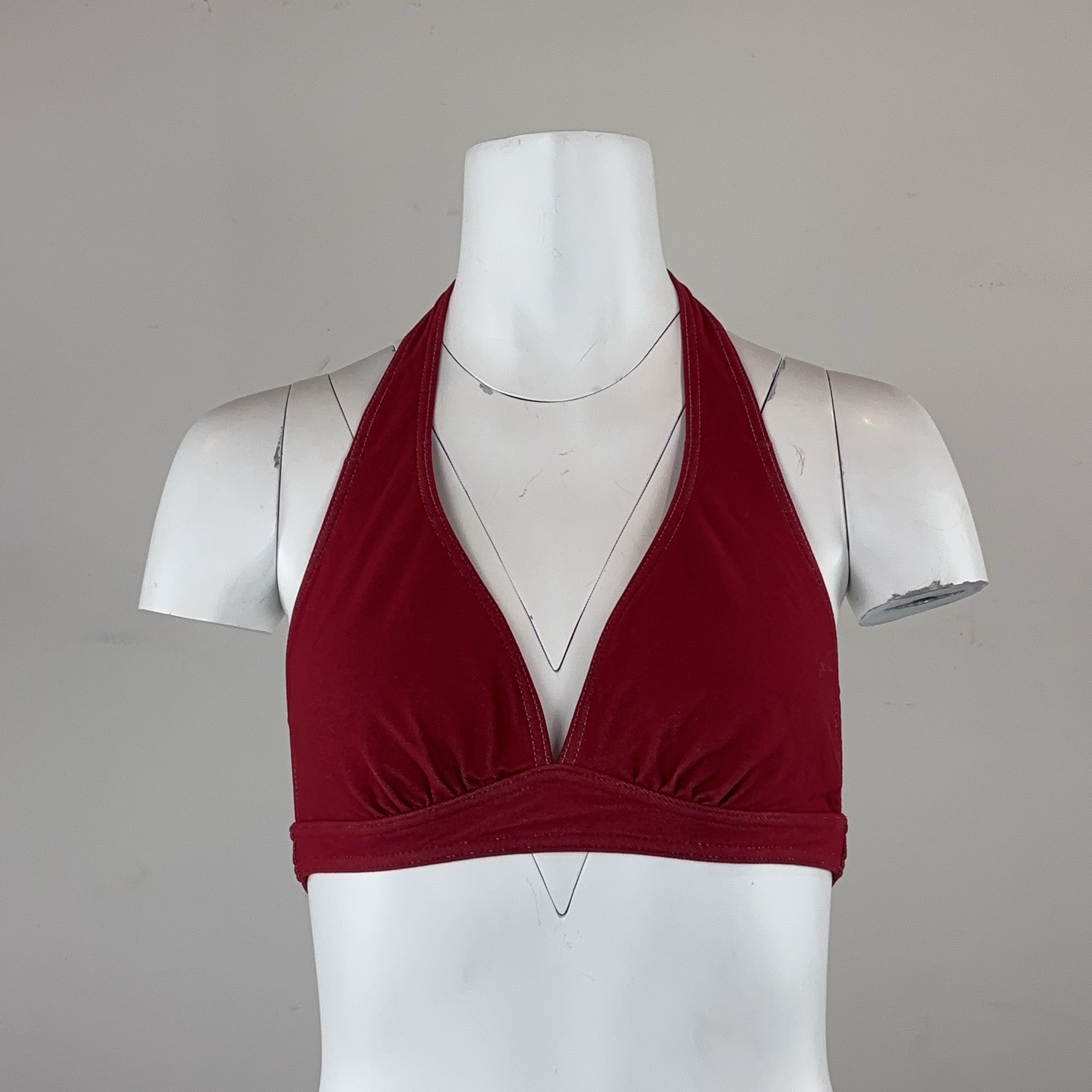 RED BIKINI TOP - MEDIUM