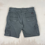 DICKIES DARK CARGO SHORTS - 2X LARGE