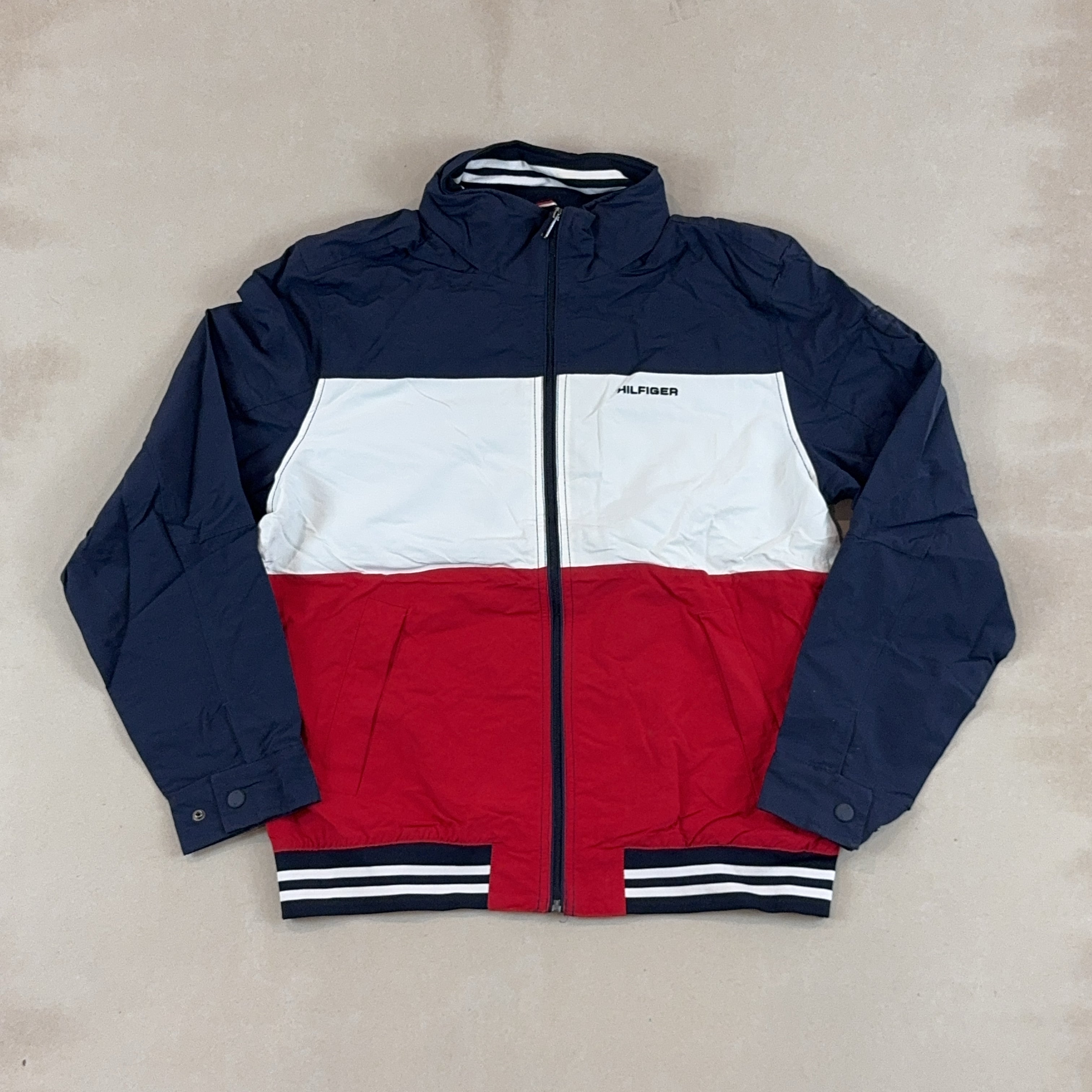 HILFIGER PANELLED JACKET - MEDIUM