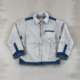 O'NEILL BEIGE & DENIM JACKET - MEDIUM