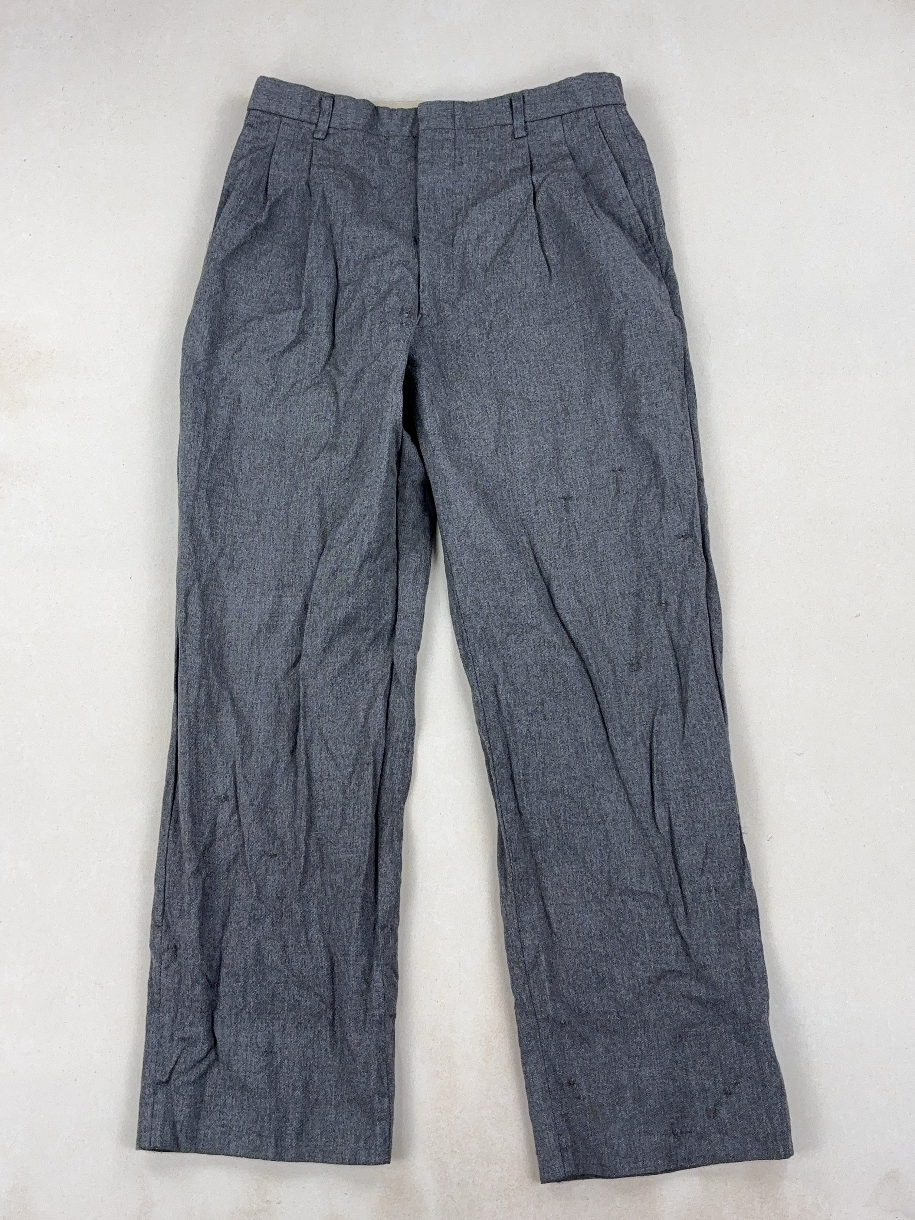 VINTAGE PLEATED PANTS - SMALL