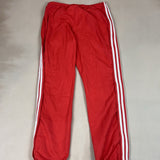 ADIDAS RED SPORT PANTS - X LARGE