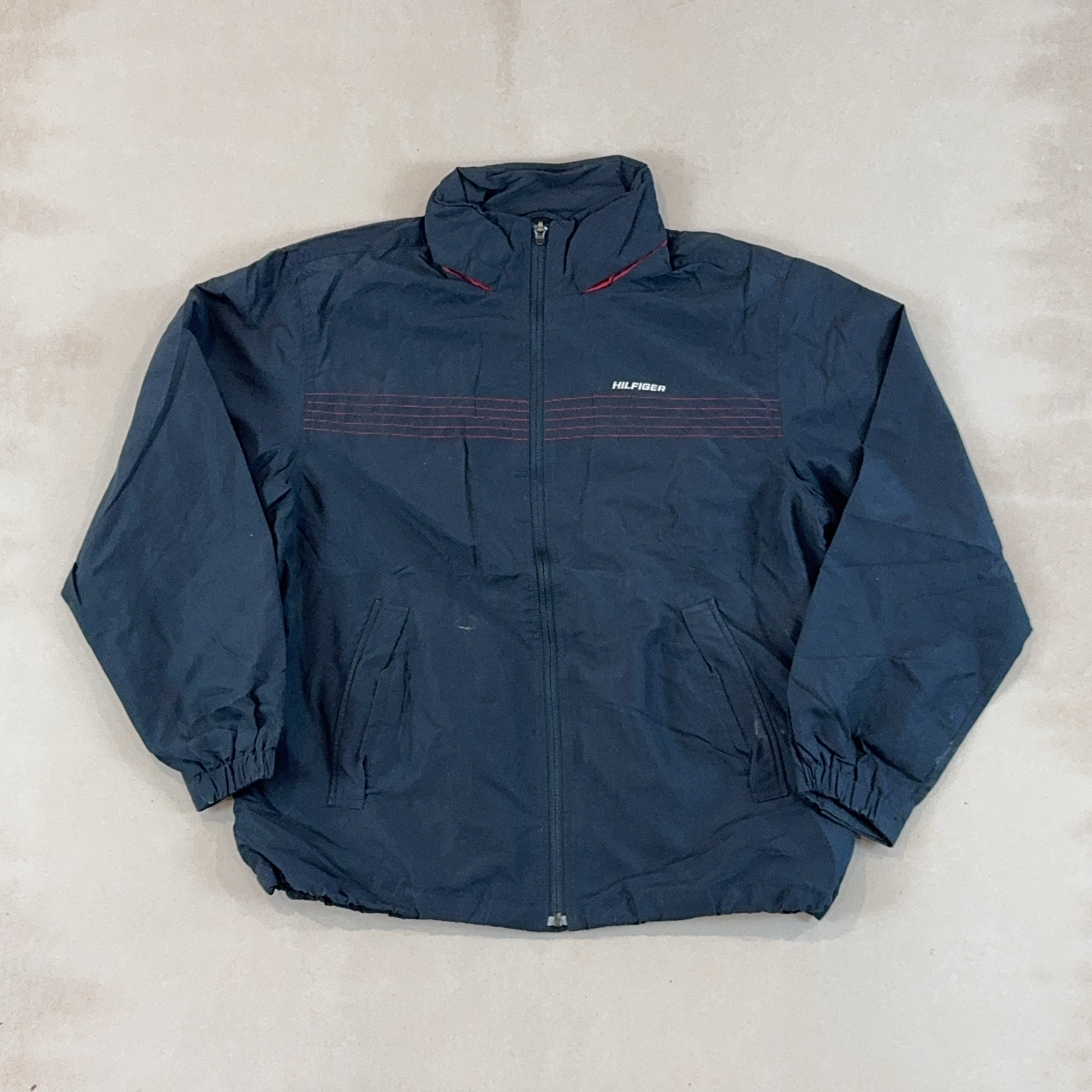 HILFIGER NAVY JACKET - MEDIUM
