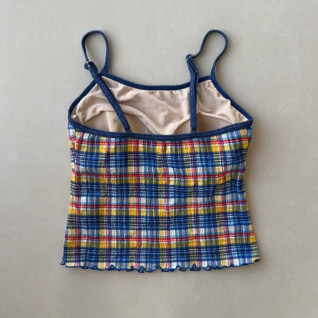 PLAID TANKINI - MEDIUM