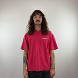 RED QUIKSILVER TEE - LARGE