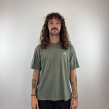 ADIDAS SAGE GREEN TEE - MEDIUM