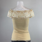 BEIGE VINTAGE TOP - SMALL