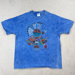 GRAPHIC BLUE TEE - X LARGE