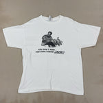 GRAPHIC WHITE TEE - LARGE