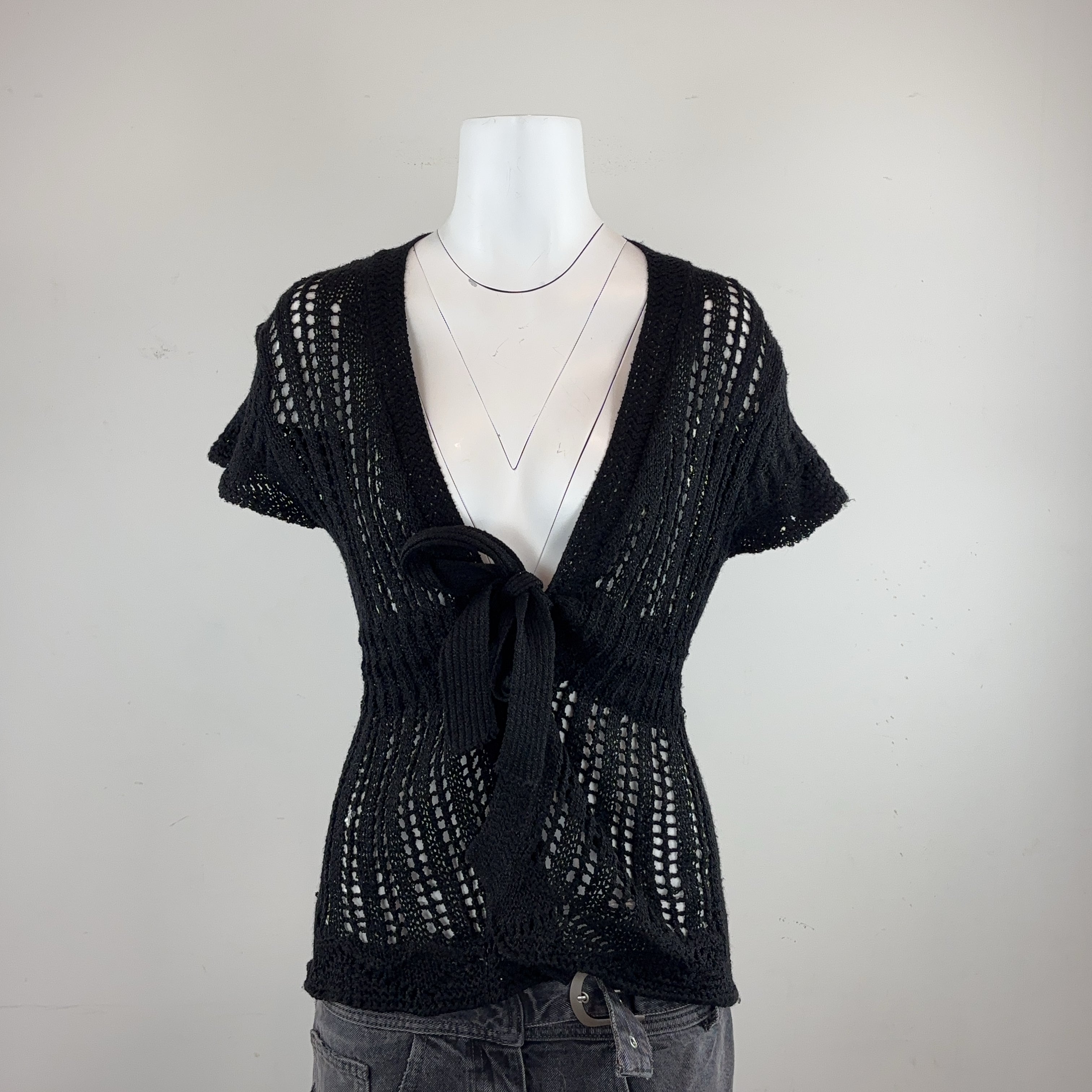 CROCHET TIE UP TOP - MEDIUM