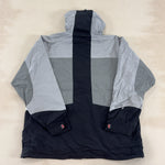 QUIKSILVER BLACK & GREY JACKET - X LARGE