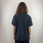 BLACK V-NECK TEE - MEDIUM