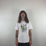 FLORAL GRAPHIC TEE - LARGE