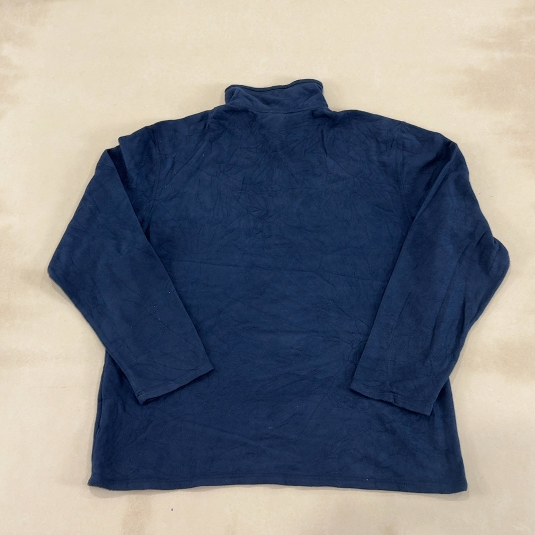 THE NORTH FACE NAVY QUARTER ZIP - 2X LARGE