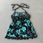 FLORAL TANKINI - MEDIUM