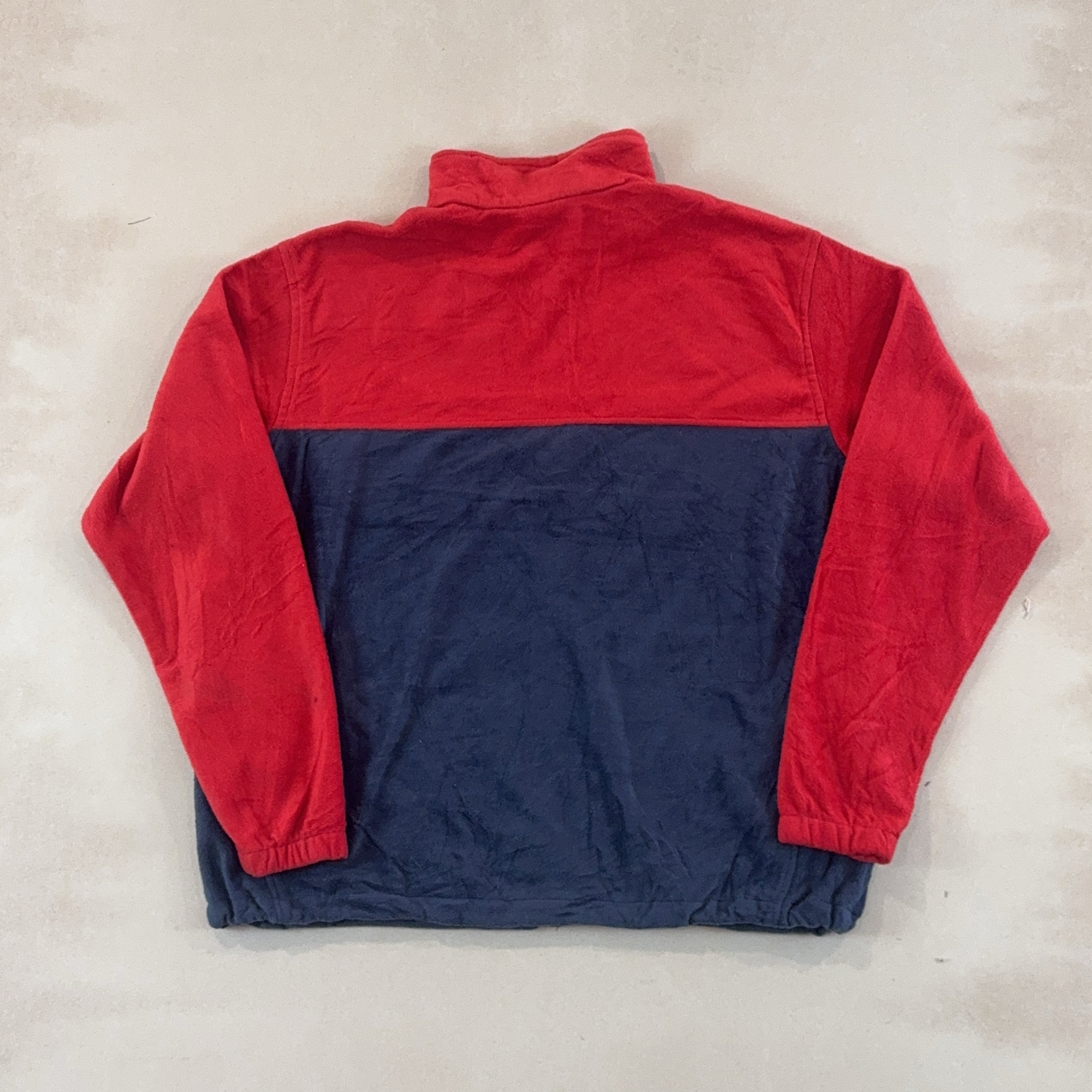 COLUMBIA NAVY & RED FLEECE - 2X LARGE