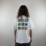 GRAPHIC WHITE TEE - LARGE