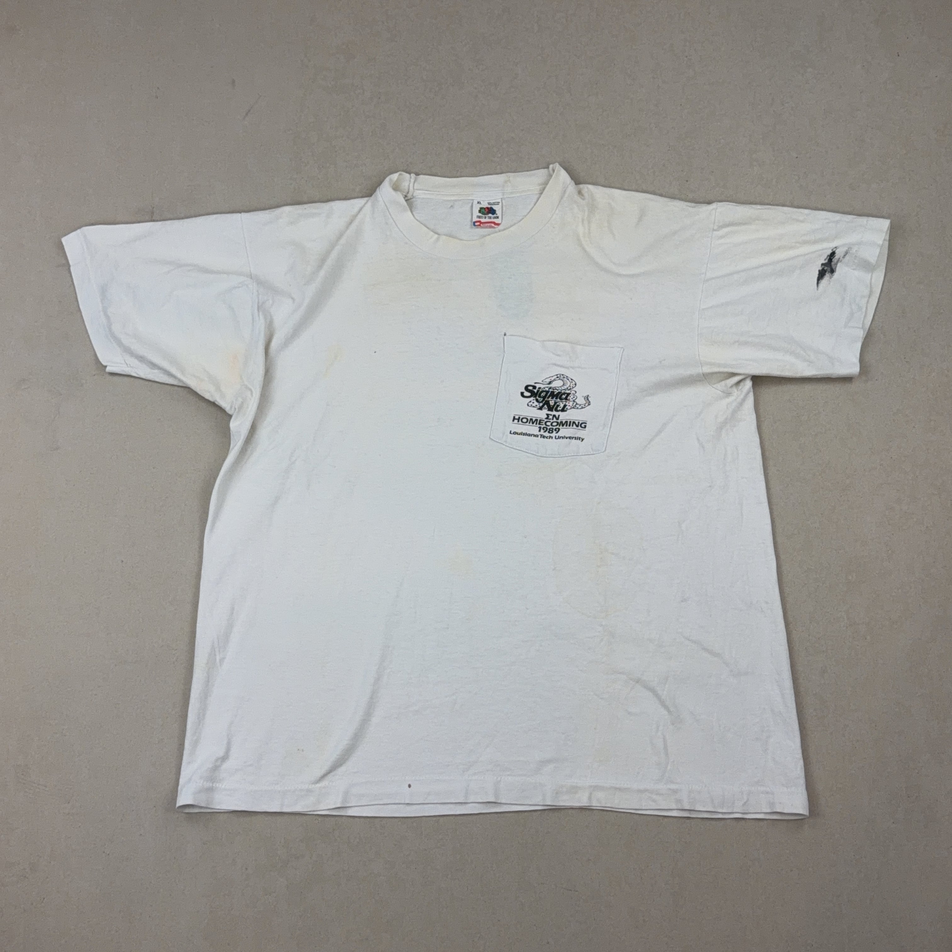 SIGMA NU HOMECOMING 1989 TEE - LARGE