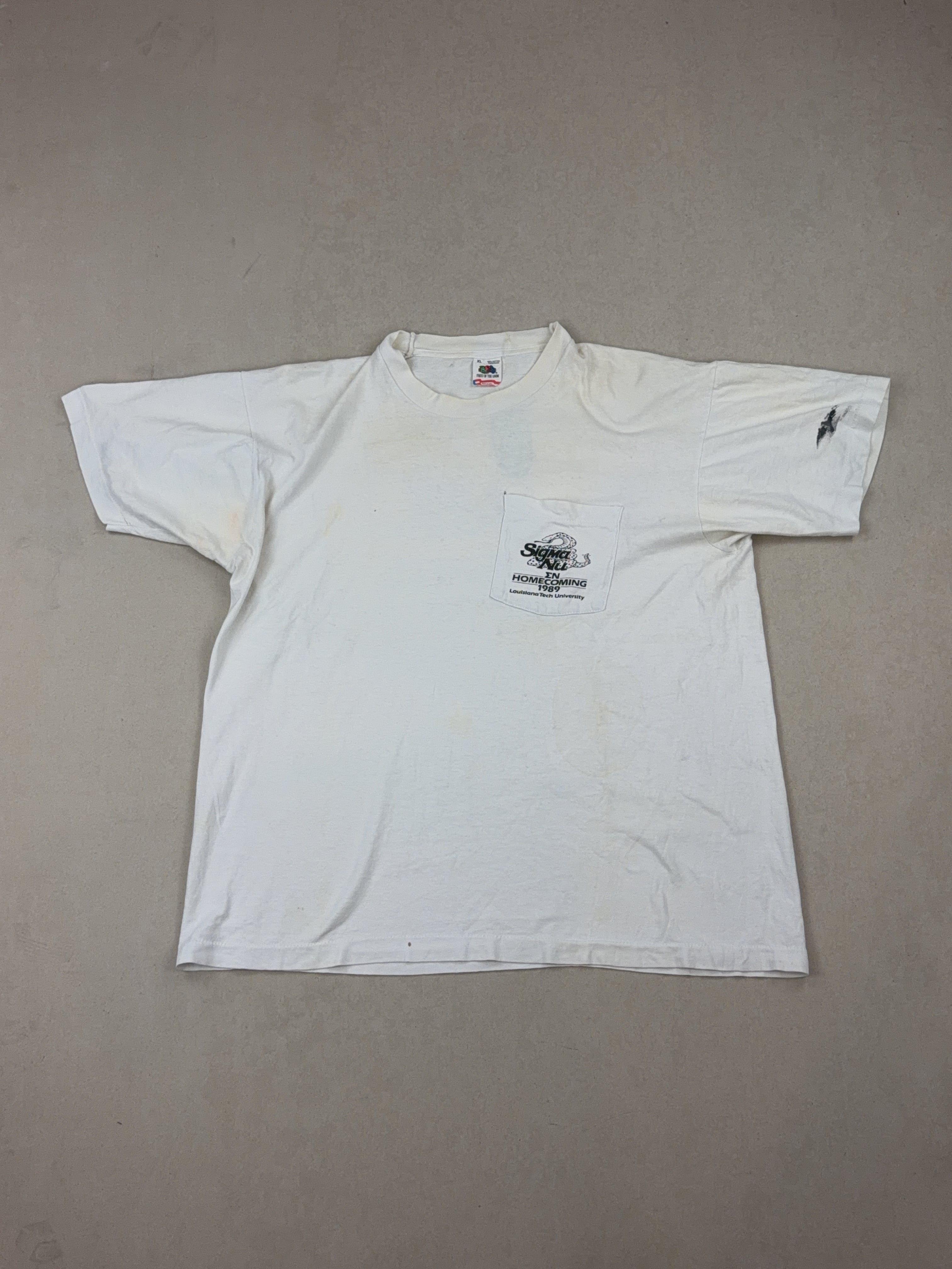 SIGMA NU HOMECOMING 1989 TEE - LARGE