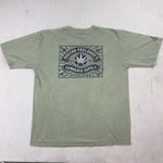 GRAPHIC SAGE GREEN TEE - X LARGE