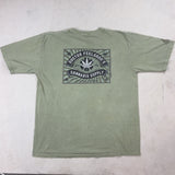 GRAPHIC SAGE GREEN TEE - X LARGE