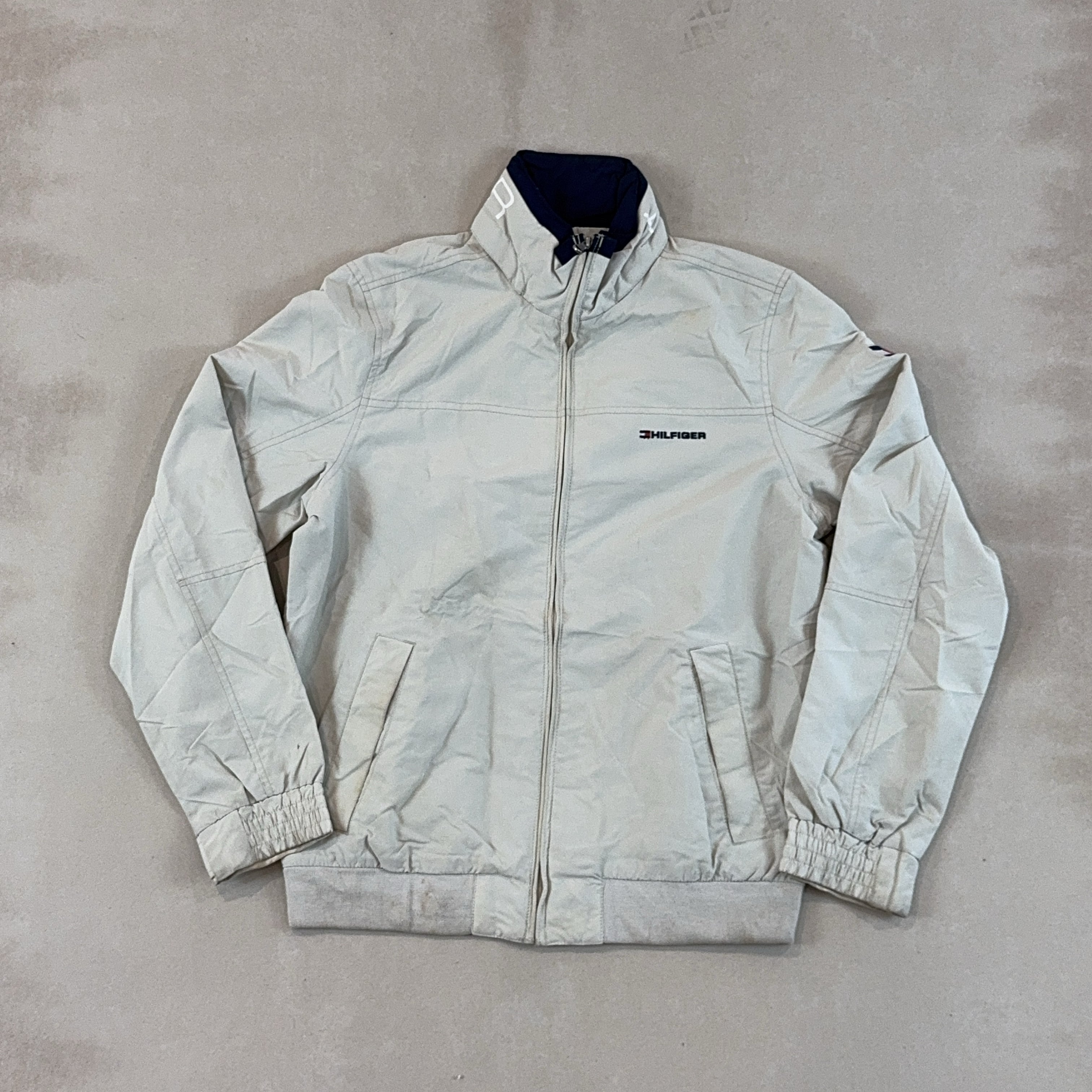 TOMMY HILFIGER CREAM JACKET - MEDIUM