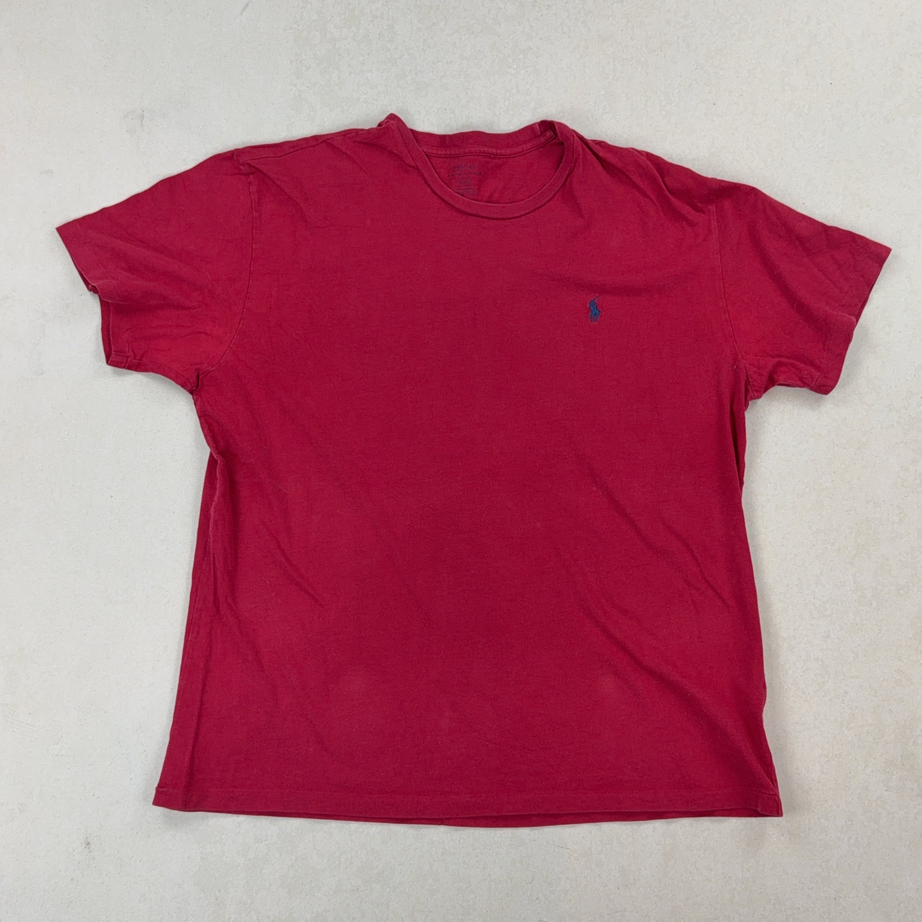 RALPH LAUREN RED TEE - LARGE