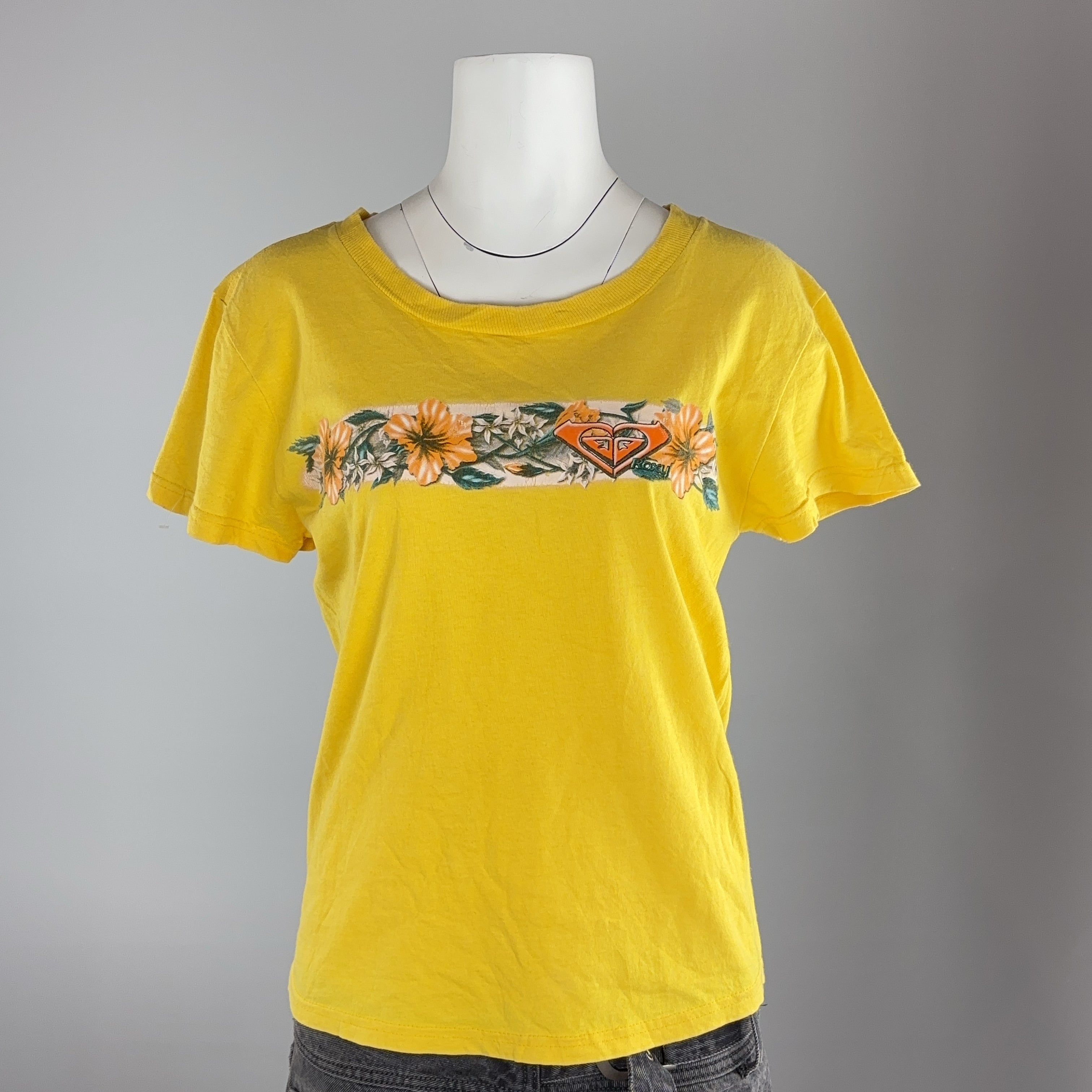 ROXY YELLOW TEE - MEDIUM