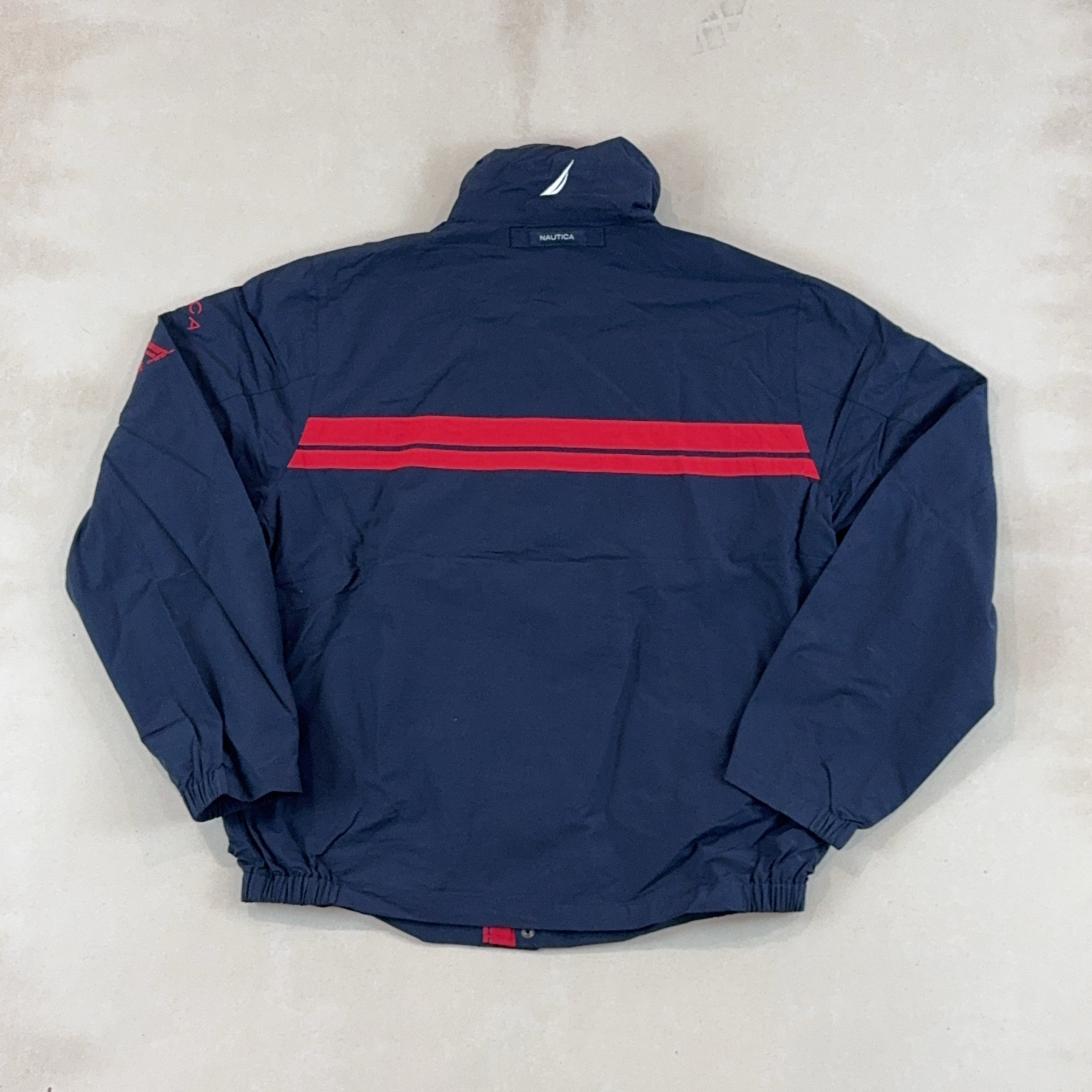 NAUTICA NAVY & RED JACKET - MEDIUM