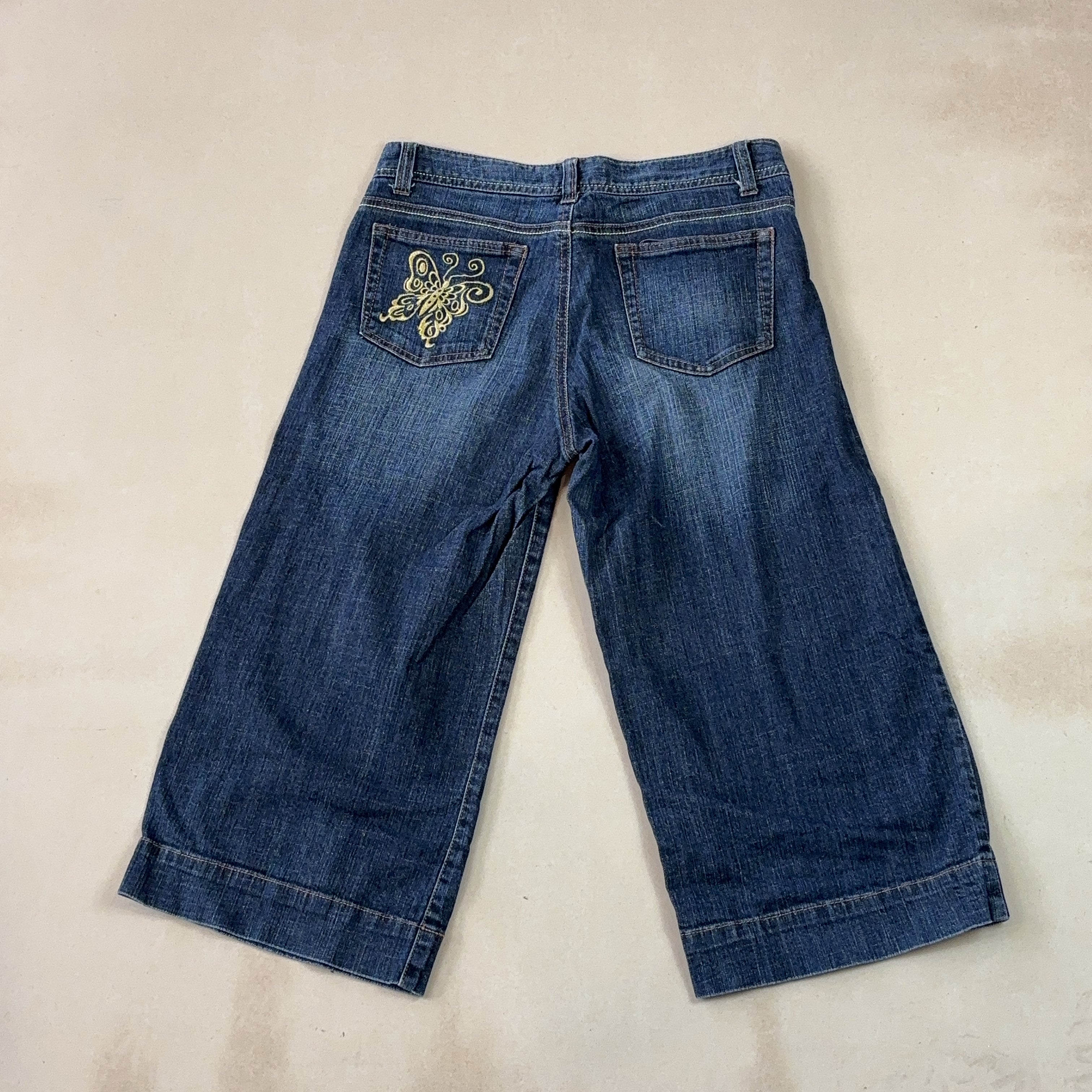 VINTAGE DENIM CAPRIS - LARGE
