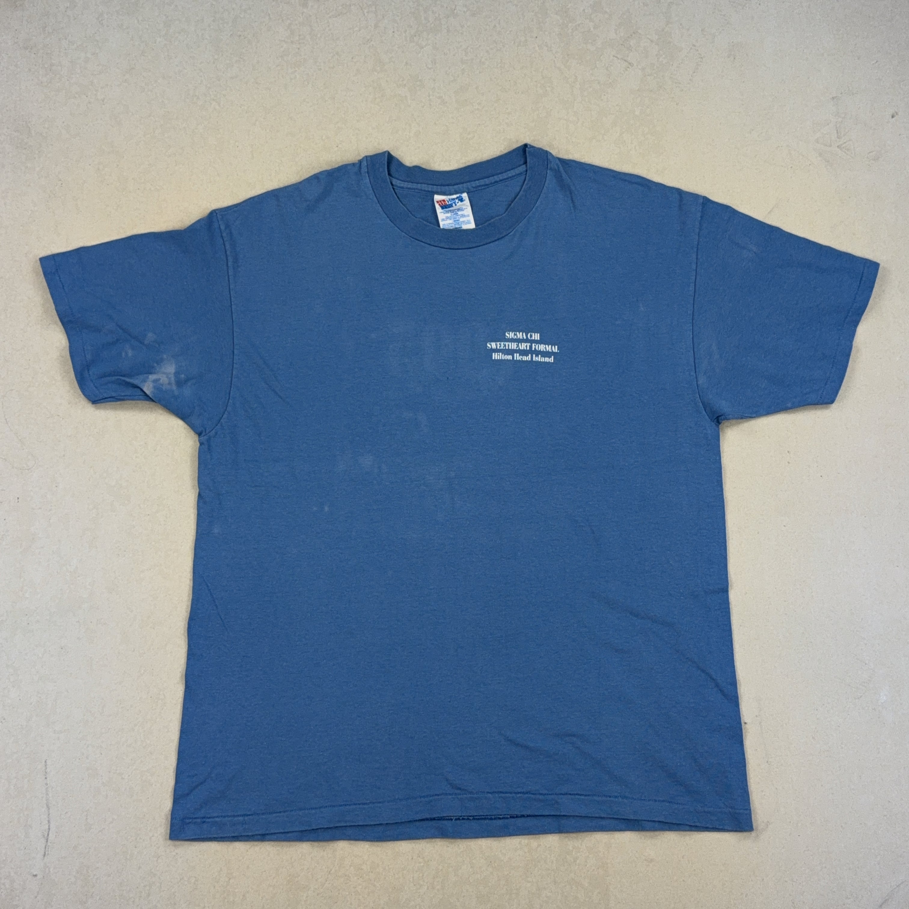 VINTAGE BLUE TEE - LARGE