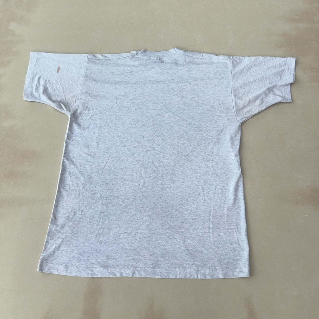 GRAPHIC GREY TEE - LARGE