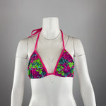 NEON PINK BIKINI TOP - X SMALL