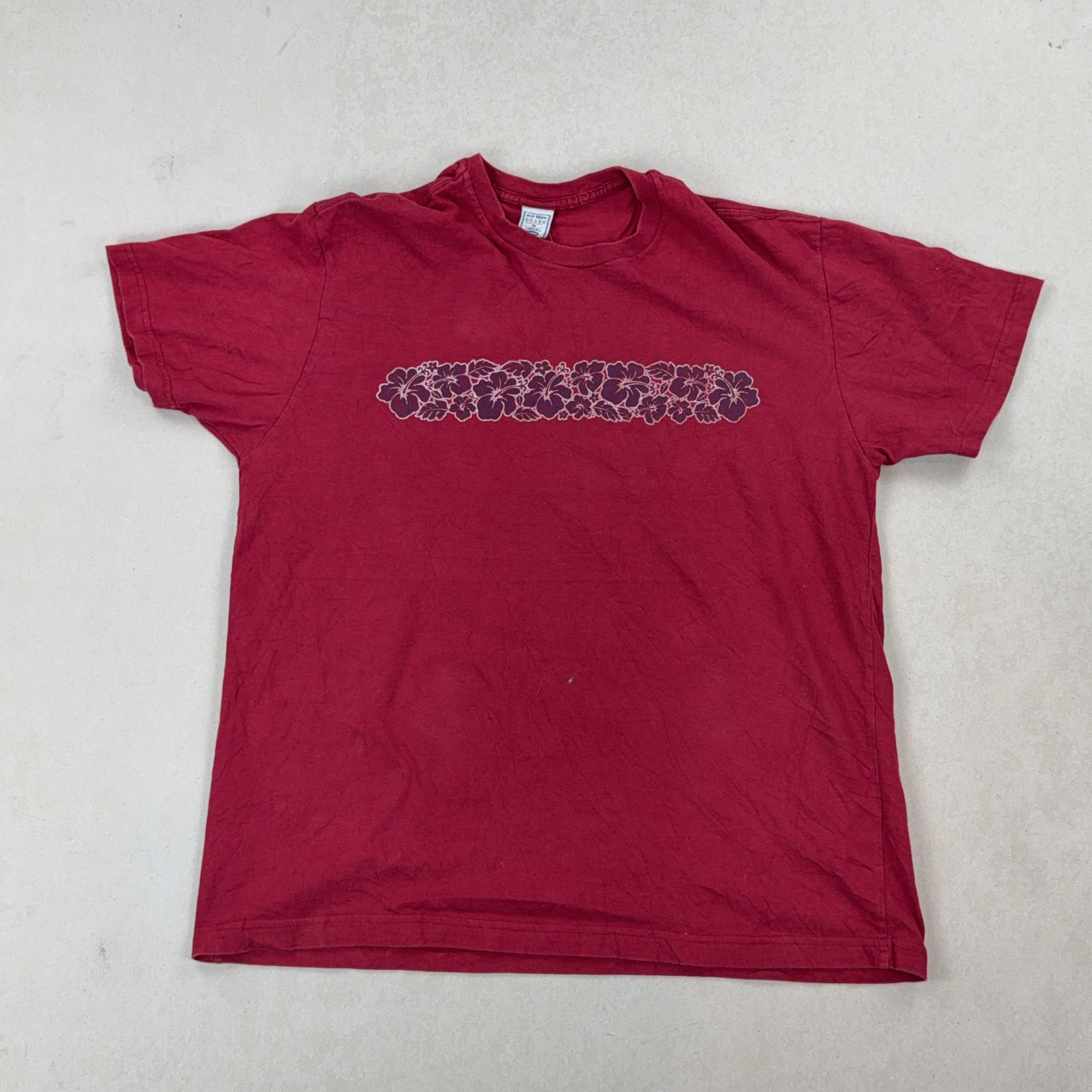 OLD NAVY RED TEE - X LARGE