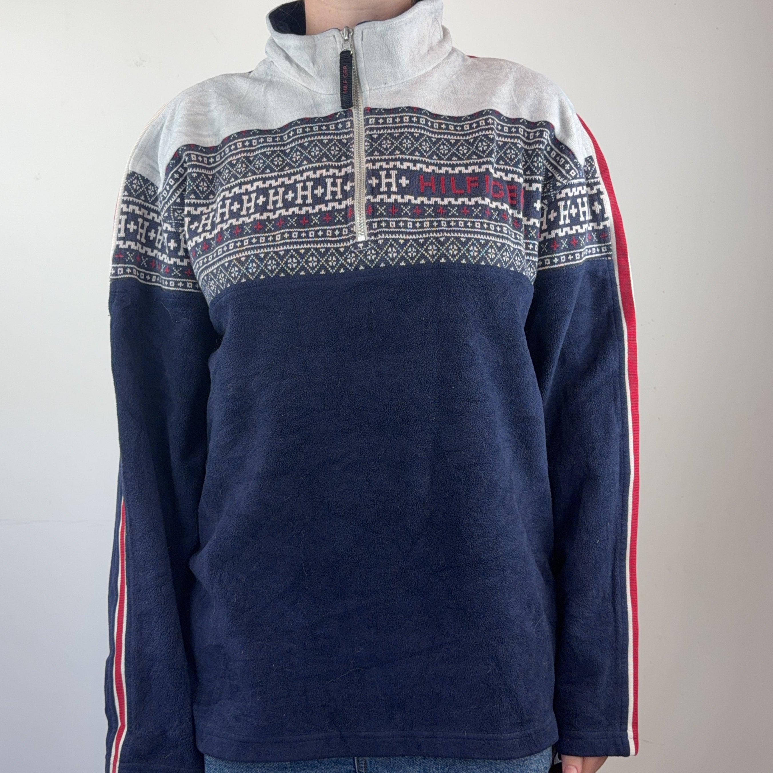 TOMMY HILFIGER QUARTER ZIP - LARGE