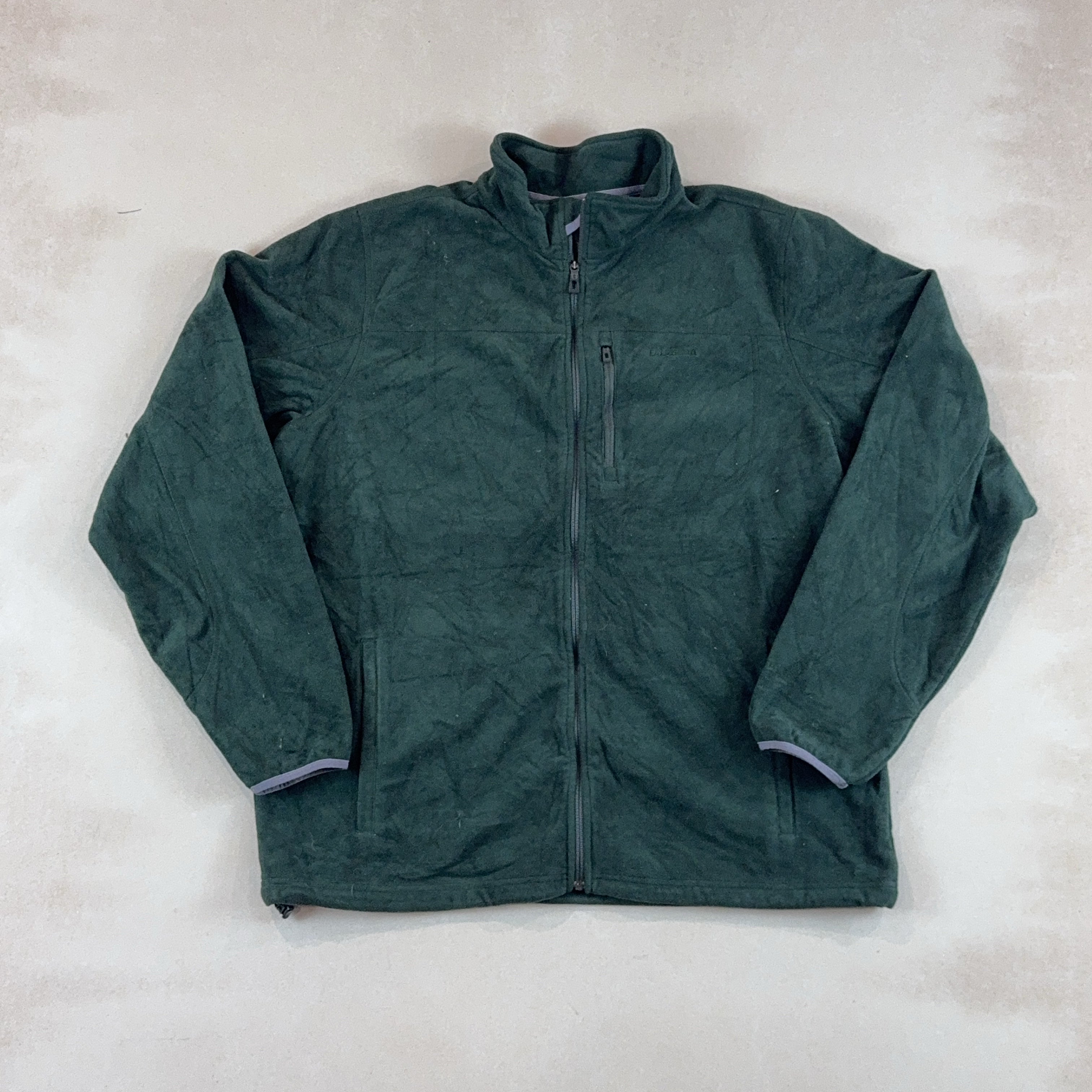L.L BEAN GREEN FLEECE - LARGE