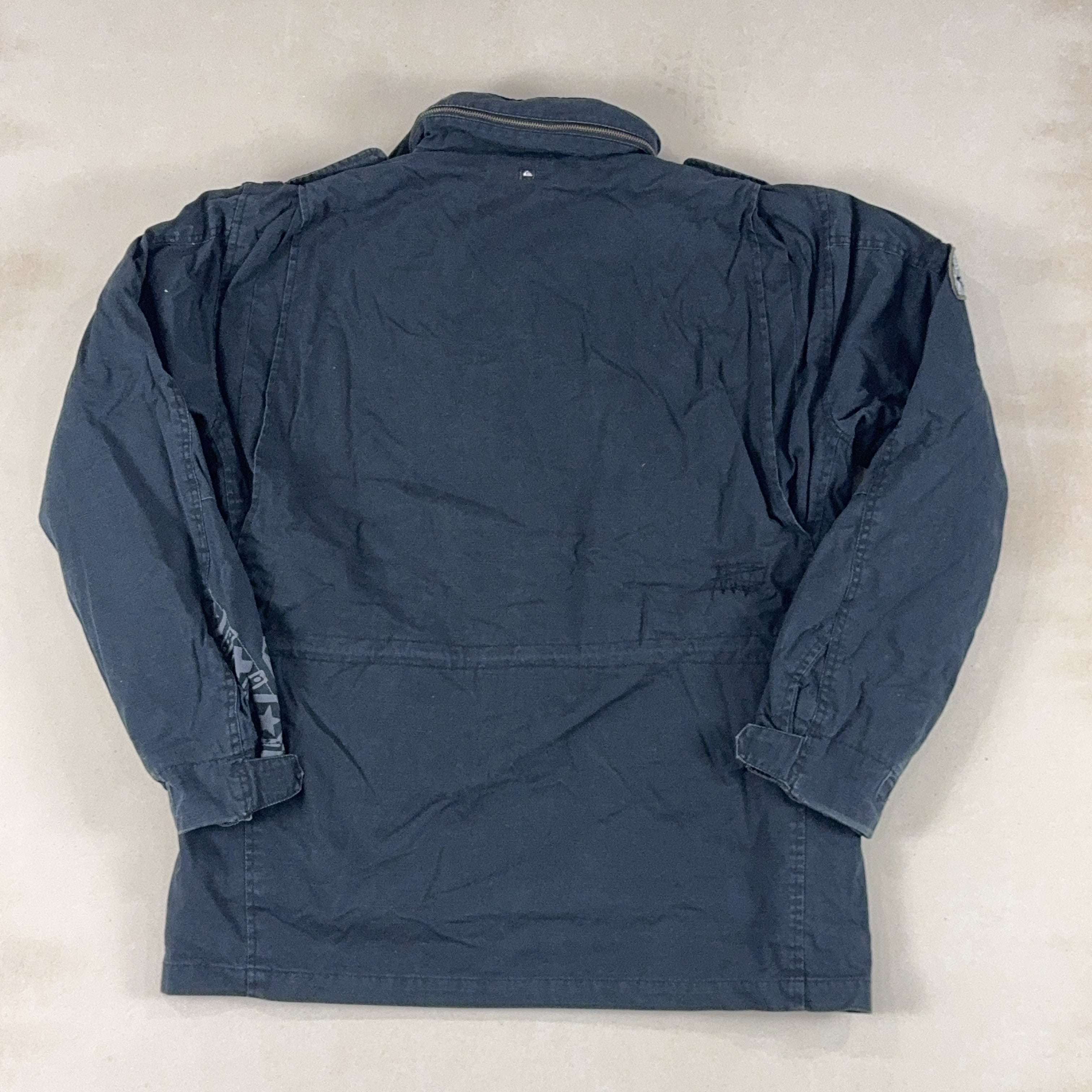QUICKSILVER NAVY JACKET - MEDIUM