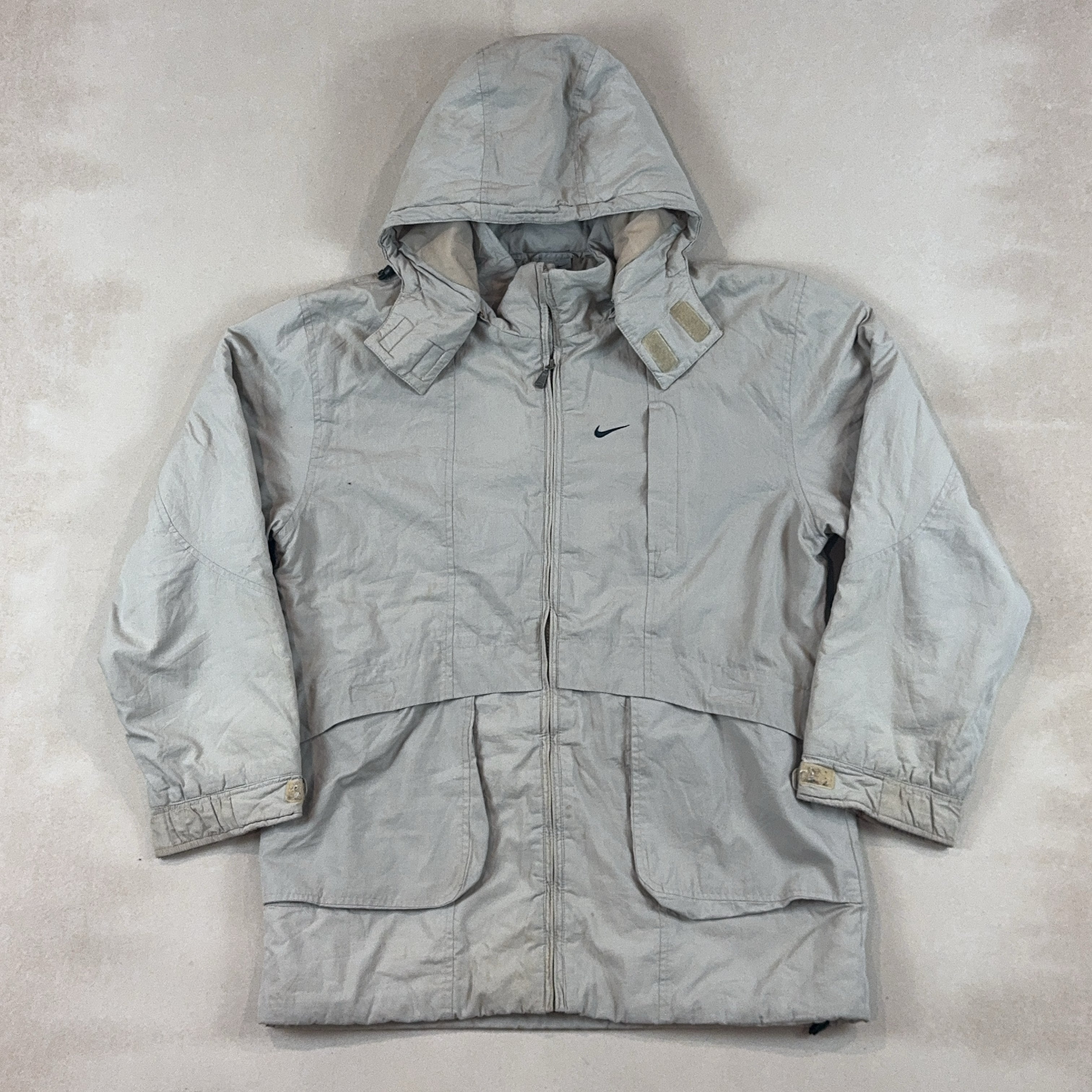NIKE BEIGE JACKET - LARGE