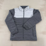 COLUMBIA GREY & WHITE JACKET - SMALL