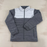 COLUMBIA GREY & WHITE JACKET - SMALL
