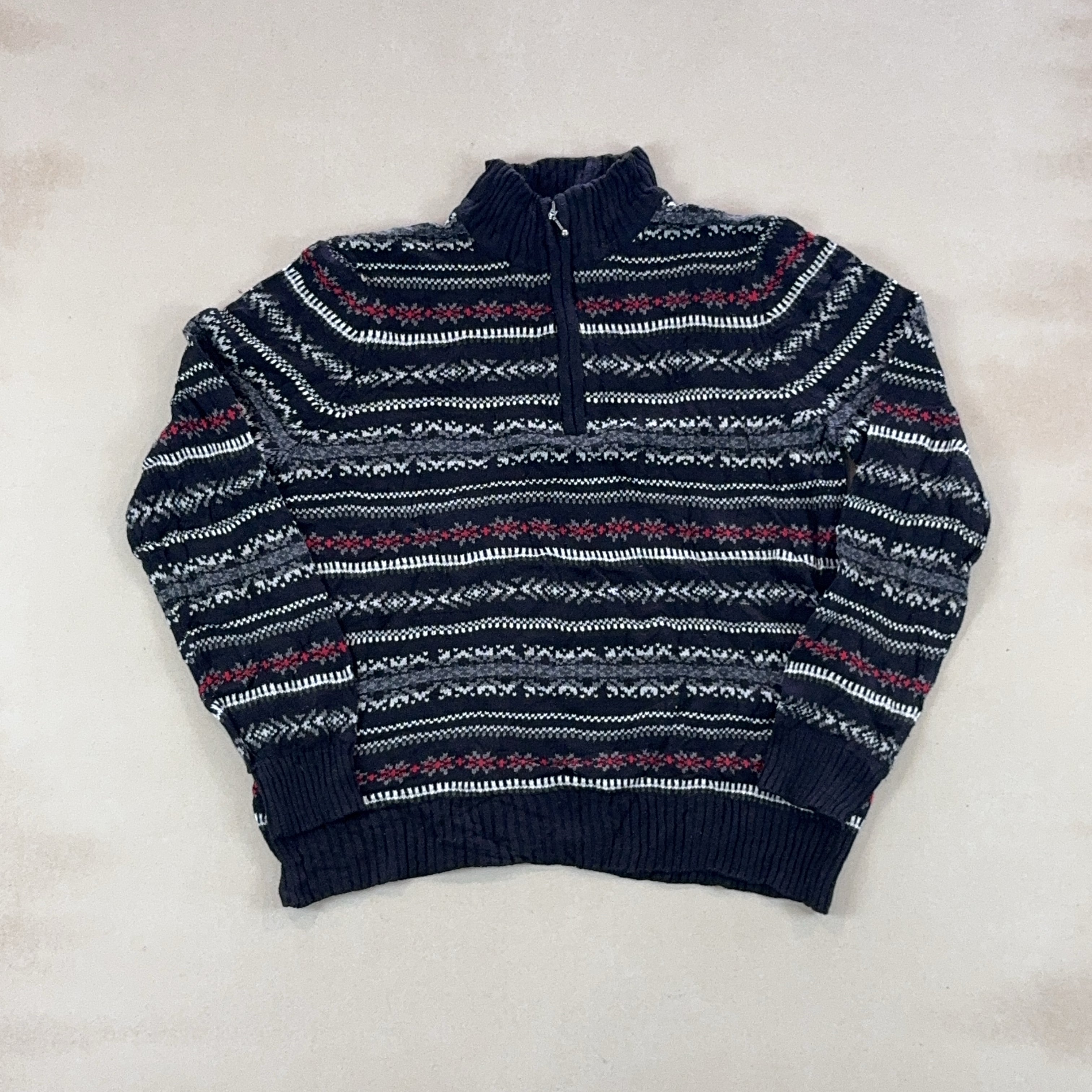 CROFT & BARROW QUARTER ZIP - MEDIUM