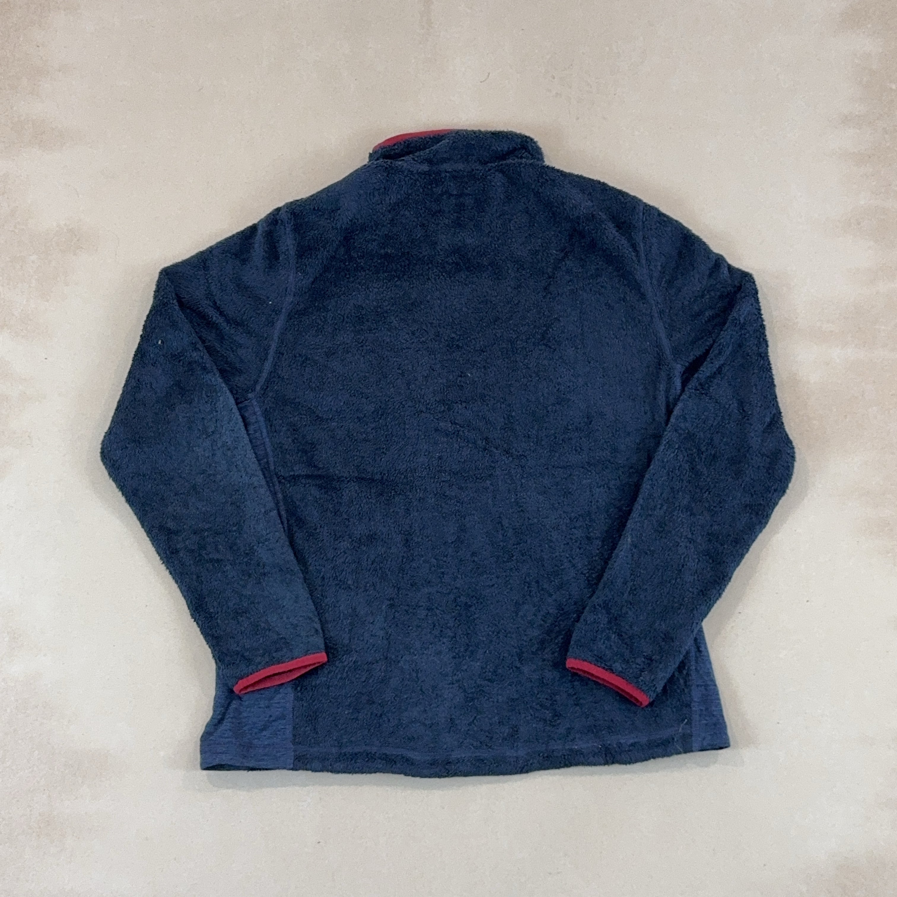 L.L.BEAN NAVY FLEECE - LARGE