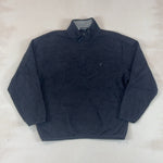 NAUTICA BLACK QUARTER ZIP - LARGE