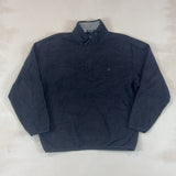 NAUTICA BLACK QUARTER ZIP - LARGE