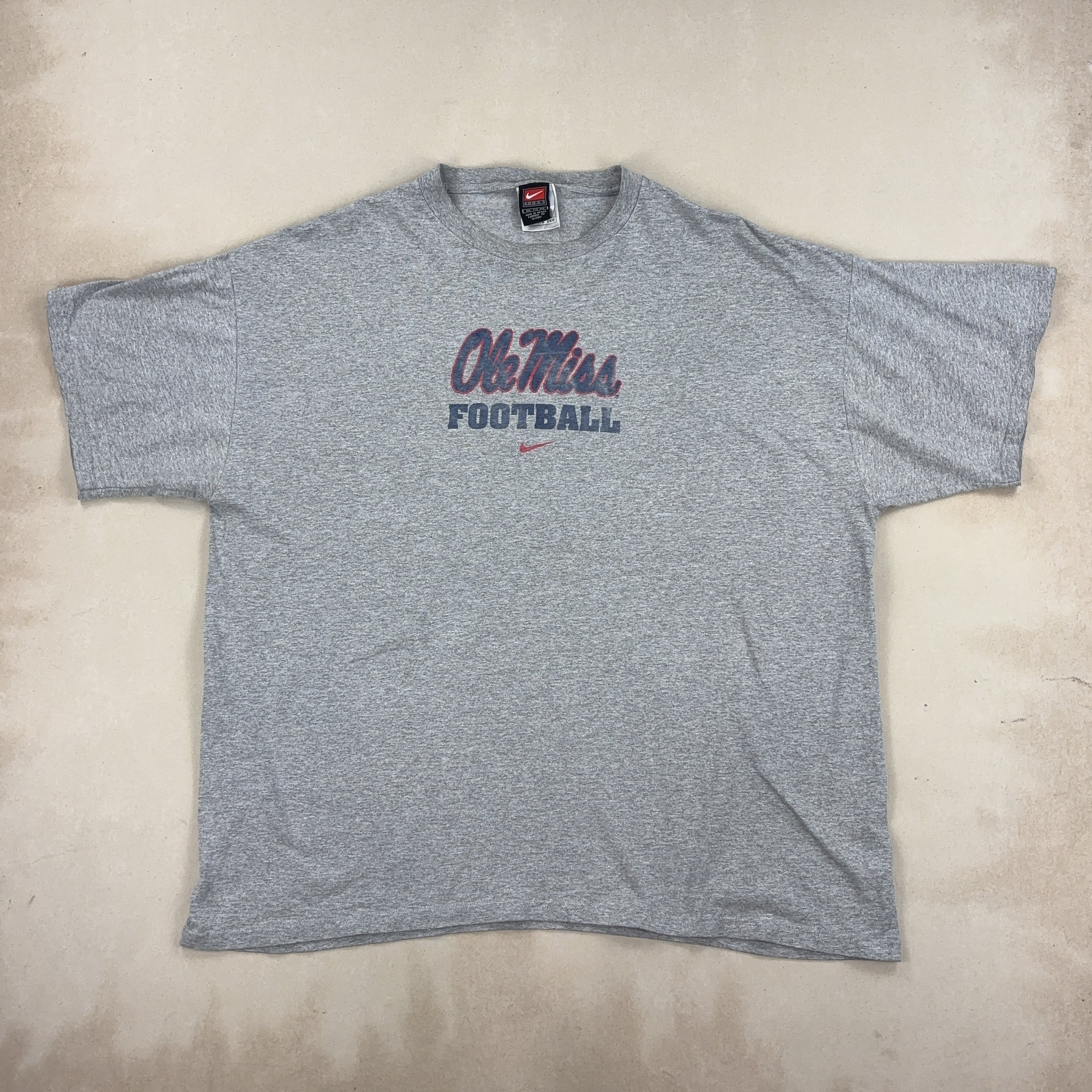 NIKE 'OLE MISS FOOTBALL' TEE - 2X LARGE